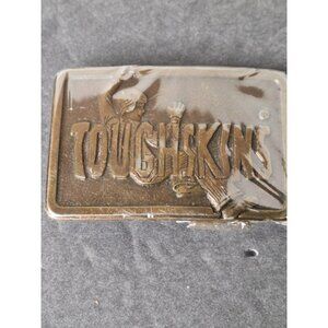 VINTAGE 1970s TOUGHSKINS CLOTHING ADVERTISEMENT BELT BUCKLE